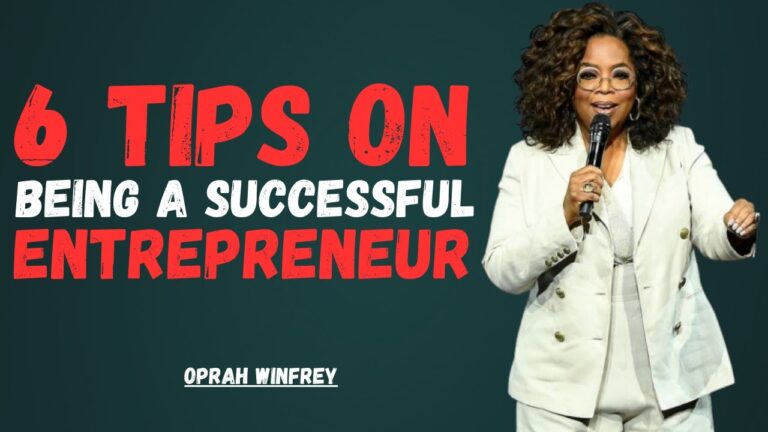 6 Tips on Being a Successful Entrepreneur | Motivational Speech by Oprah Winfrey 6 Tips on Being a Successful Entrepreneur | Motivational Speech by Oprah Winfrey