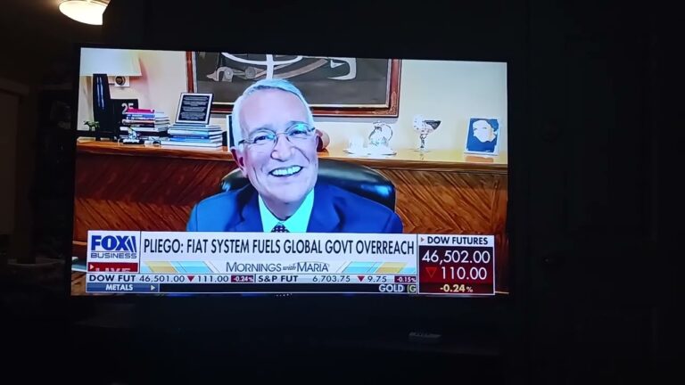 Maria Bartiromo interviewing Grupo Salinas where he mentions “Fiat Sickness”