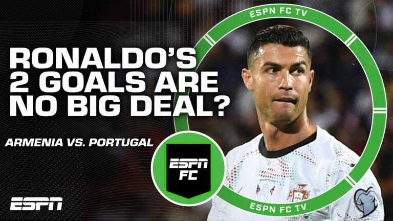 ‘NOT A BIG DEAL’ 🗣️ Craig Burley NOT impressed by Cristiano Ronaldo’s 2 goals vs. Armenia | ESPN FC