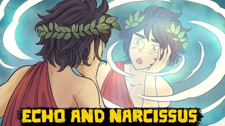 Echo and Narcissus: The Story of the Man who Fell in Love with Himself – Greek Mythology in Comics
