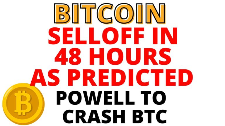 Bitcoin Selloff in 48 Hours as Predicted!!!  Post Fed Selloff Coming – AGAIN, THE BTC TOP IS IN