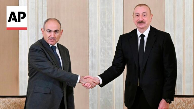 Trump meets with leaders of Armenia and Azerbaijan to sign peace deal Trump meets with leaders of Armenia and Azerbaijan to sign peace deal