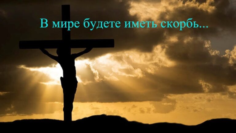 В мире будете иметь скорбь…