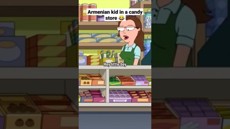 Family Guy – Armenian kid in a candy store