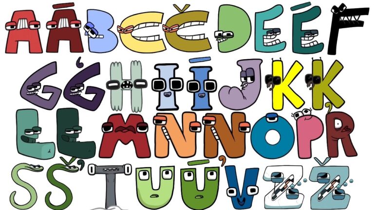 Alphabet lore song all different languages