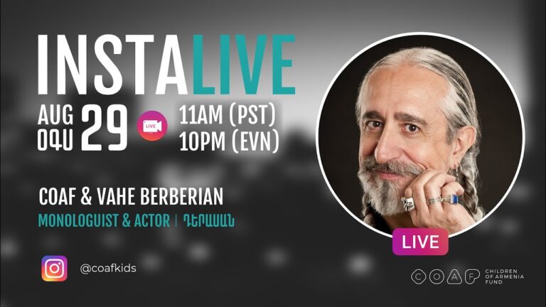 INSTALIVE with Vahe Berberian