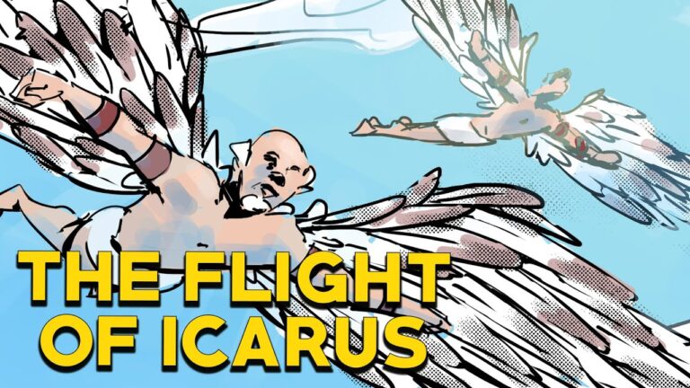 The Flight of Icarus – Greek Mythology in Comics – See U in History – Webcomic (Daedalus and Icarus)