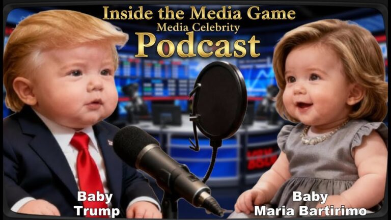 Inside the Media Game! Baby Trump Interviews Baby Maria Bartiromo 🤯 | #babypodcast #babytrump Inside the Media Game! Baby Trump Interviews Baby Maria Bartiromo 🤯 | #babypodcast #babytrump