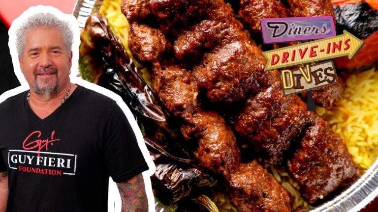 Guy Fieri Eats Persian-Armenian Kabobs with a Twist | Diners, Drive-Ins and Dives | Food Network Guy Fieri Eats Persian-Armenian Kabobs with a Twist | Diners, Drive-Ins and Dives | Food Network