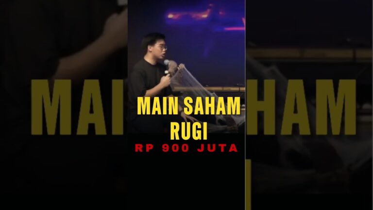 *47: main saham sehari rugi 900 Juta *47: main saham sehari rugi 900 Juta