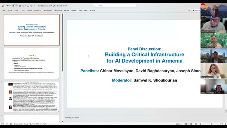 AI in Armenia: Impact, Opportunities, and the Role of the Armenian Diaspora