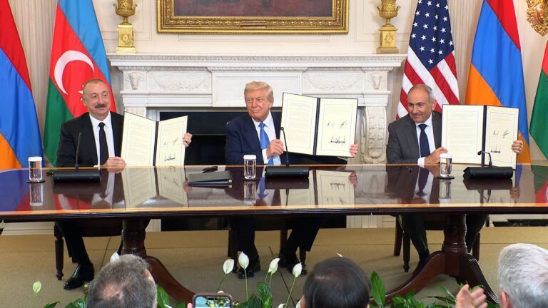President Trump Participates in a Trilateral Signing with Armenia and Azerbaijan