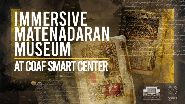 Immersive Matenadaran Museum Exhibition at COAF SMART Center in Lori, Armenia