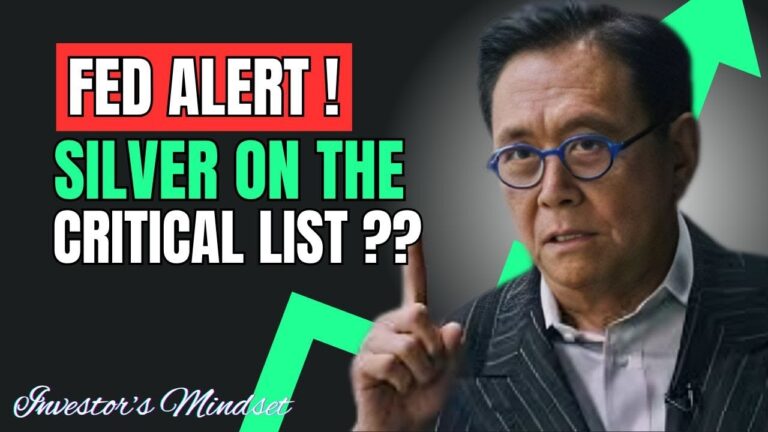 FED PUTS SILVER ON THE CRITICAL MINERALS LIST – ARE YOU READY TO PROTECT YOUR MONEY? | MUST LISTEN
