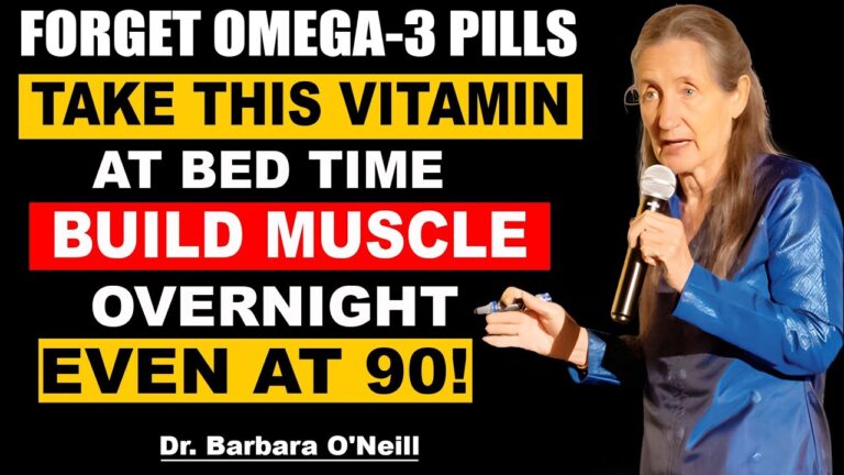 Over 60? Forget Omega-3! Take 2 Vitamins at Night to Rebuild Muscle & Legs Fast | Barbara O’Neill Over 60? Forget Omega-3! Take 2 Vitamins at Night to Rebuild Muscle & Legs Fast | Barbara O’Neill