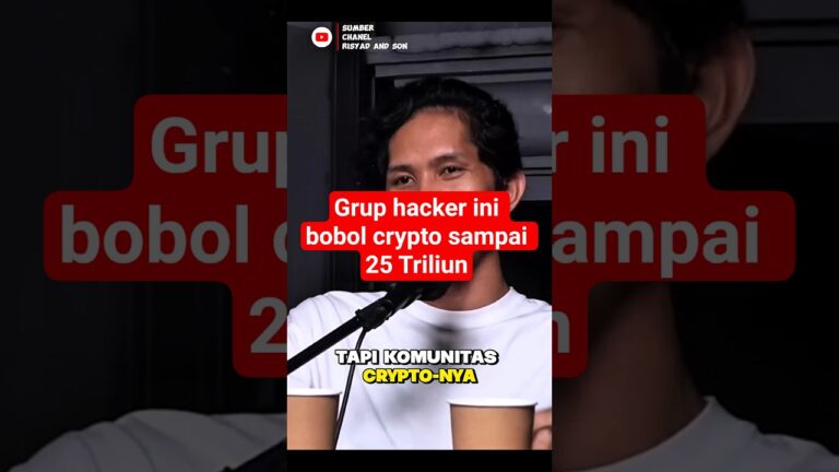 Hacker ini bobol crypto sampai 25 Triliun #shorts #podcast Hacker ini bobol crypto sampai 25 Triliun #shorts #podcast