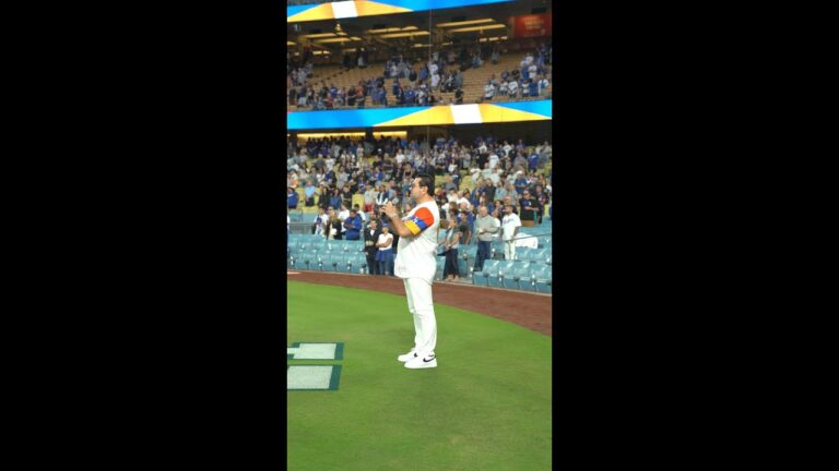 Preforming Armenian Anthem At Dodger Stadium