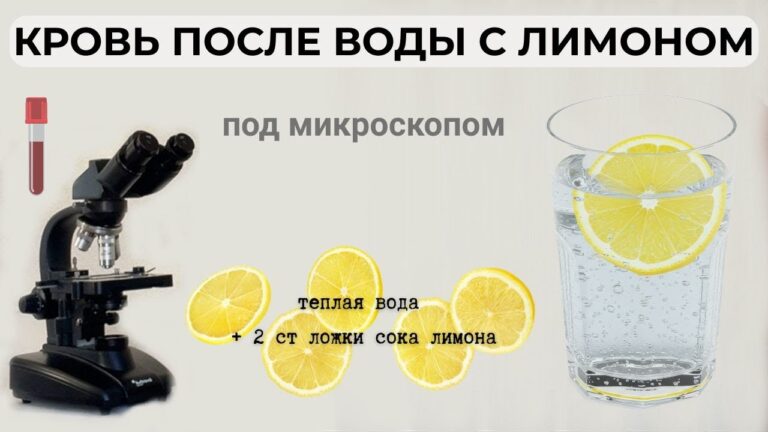Как теплая вода с лимонным соком повлияет на кровь
