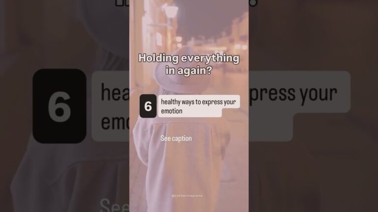 Holding everything in is exhausting your nervous system.