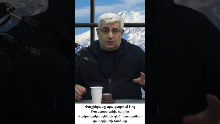 Փաշինյանը Եվրամիությունից գումար է վերցնում Սամվել Կարապետյանի դեմ պայքարելու համար
