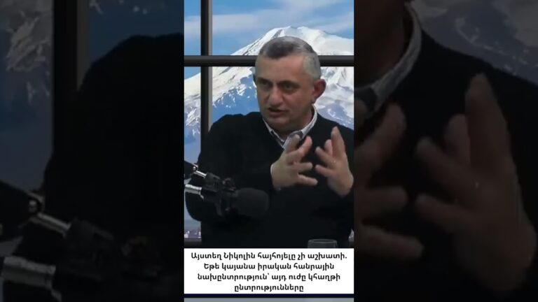 Նախընտրությամբ պետք է որոշվի՝ ով է գլխավոր այլընտրանքը Նախընտրությամբ պետք է որոշվի՝ ով է գլխավոր այլընտրանքը