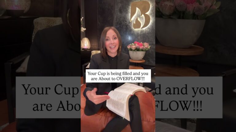 Your cup is being filled and you are about to OVERFLOW! 🔥 Your cup is being filled and you are about to OVERFLOW! 🔥