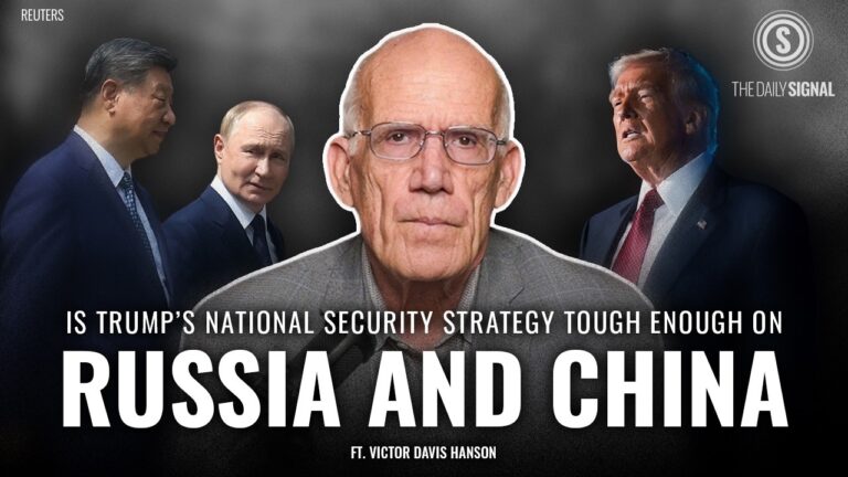 Victor Davis Hanson: Trump’s New National Security Strategy Holds China’s Feet to the Fire Victor Davis Hanson: Trump’s New National Security Strategy Holds China’s Feet to the Fire