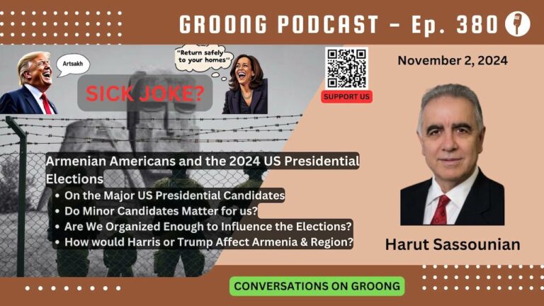 Harut Sassounian – Armenian Americans and the 2024 US Presidential Elections | Ep 380 – Nov 2, 2024