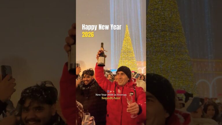 Yerevan – Happy New Year 2026 🥂✨