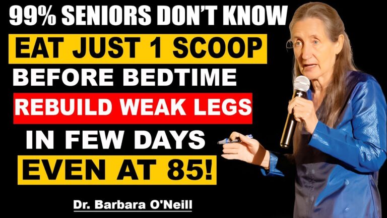 Seniors, Please DO THIS Before Bed or Your Muscles Will Keep Disappearing | Barbara O’Neill