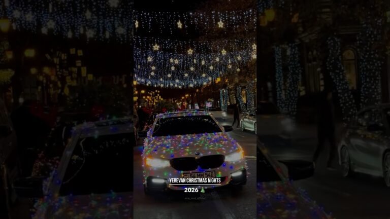 Yerevan Christmas Nights 2026! #yerevan #armenia #christmas #christmas2026 The