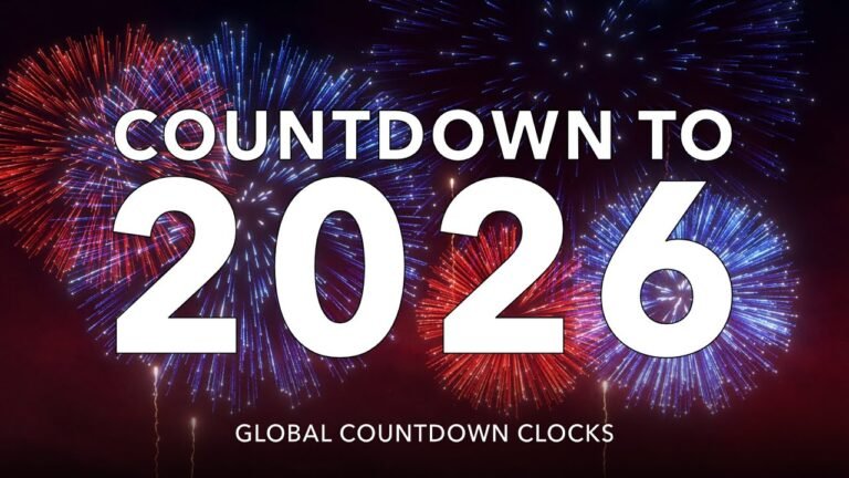 New Year 2026 Countdown | ASIA & OCEANIA New Year 2026 Countdown | ASIA & OCEANIA