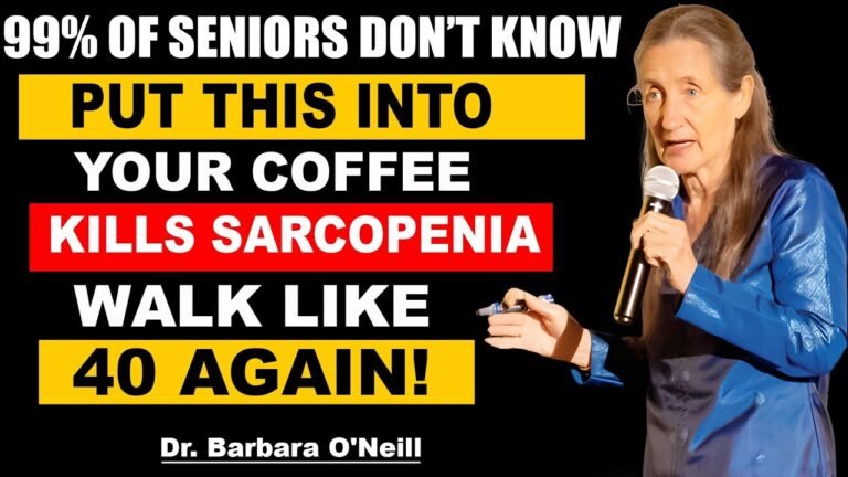 Add This to Your Morning Coffee to Rebuild Muscle & Stronger Legs After 60 | Barbara O’Neill
