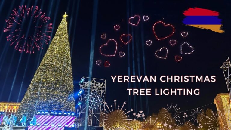 Christmas Tree Lighting & Drone Show in Yerevan, Armenia | 2025 Celebration Christmas Tree Lighting & Drone Show in Yerevan, Armenia | 2025 Celebration
