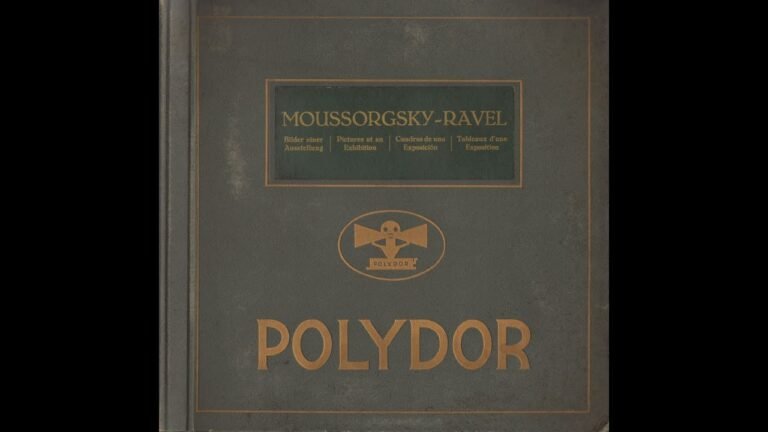 Alois Melichar – Moussorgsky, Glinka (Polydor) 1931