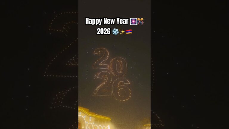 Happy New Year 2026 🇦🇲❄️| Armenia ❄️| Yerevan ❄️|  #happynewyear #armenia #viral #2026 #shorts