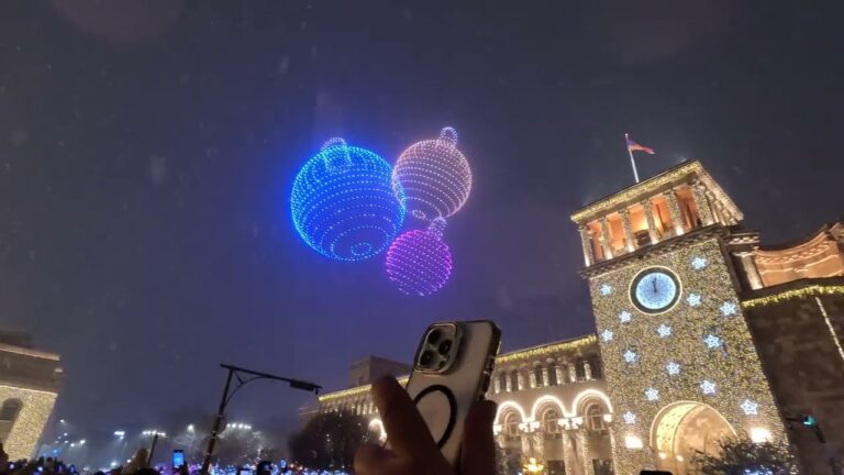 Yerevan New Year 2026 Drone Show