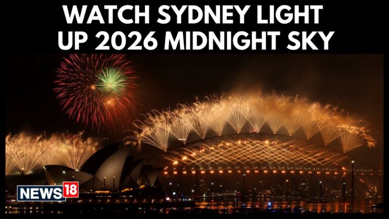 Sydney New Year’s Eve Fireworks 2026 from Harbour Bridge Australia | New Year Celebrations | N18G