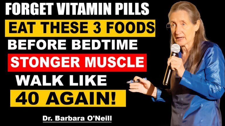 Eat These 3 Foods Before Bed to Rebuild Muscle & Stronger Legs after 60 | Barbara O’Neill