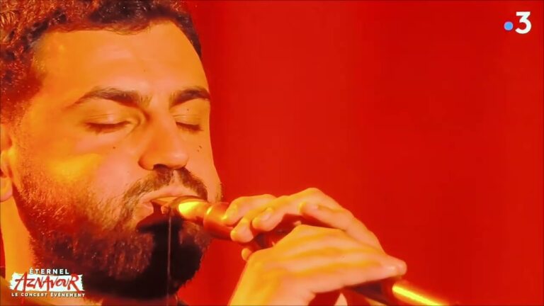 hier que notre Patrick Fiori a chante dele yaman pour notre Aznavour pour les 100 ans