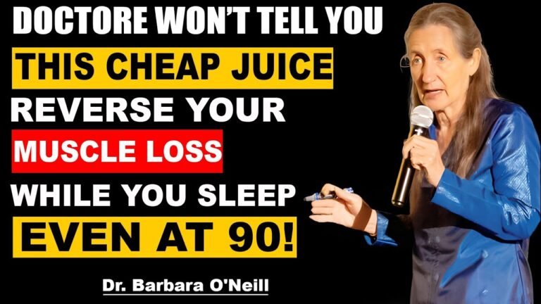 Seniors: Top 4 Juices to Reverse Muscle Loss While You Sleep | Barbara O’Neill