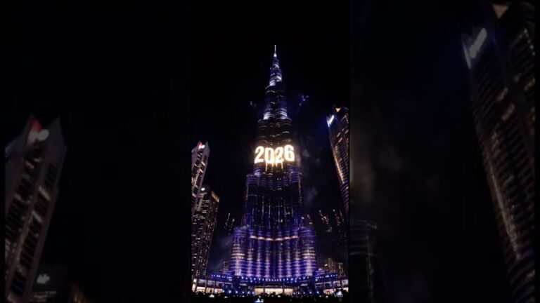 Dubai New Year 2026 LIVE 🔴 | Spectacular Fireworks at Burj Khalifa 31 December 2025