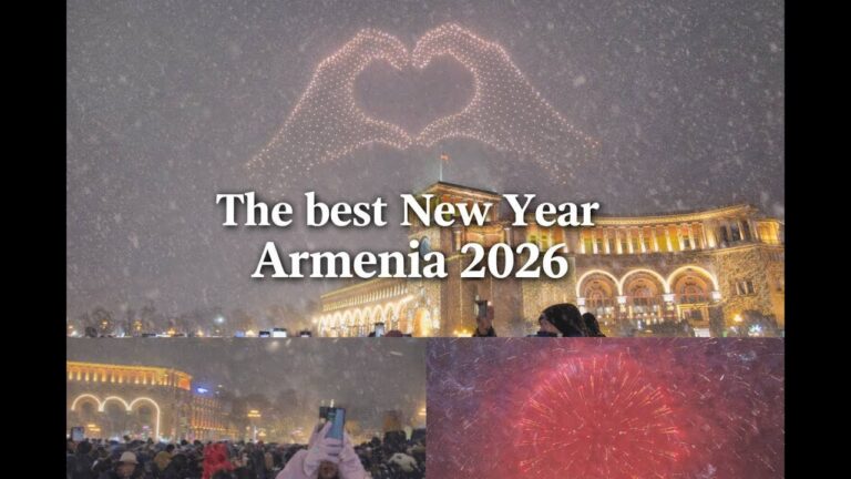 Armenia Welcomes 2026 with Dancing❤️🇦🇲 , Snow, Love, Drones․ Most Emotional New Year ❤️🇦🇲