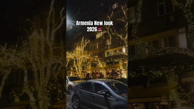 Upcoming New Year look 2026 | Armenia 🇦🇲| Yerevan | Christmas | Night | #viral #yerevan #shorts