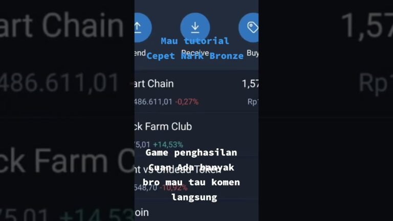 Mau tutor cepat naik bronze ? syaratnya subscribe dulu & komentar #crypto #penghasiluang  #shorts