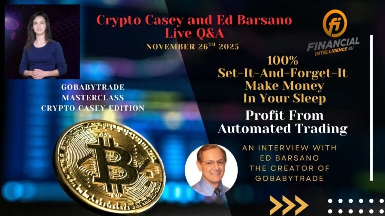Crypto Casey LIVE: GoBabyTrade Q&A — AI Auto‑Trading, Volatility, and 2026 Outlook