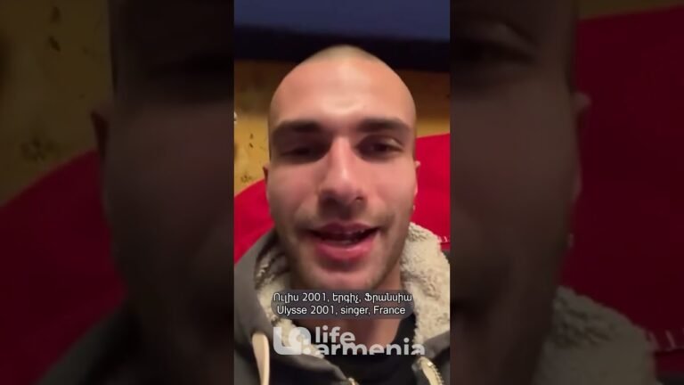 Բարև, Հայաստան, շնորհավո՜ր նոր տարի․ Ուլիս 2001, երգիչ, Ֆրանսիա #shorts
