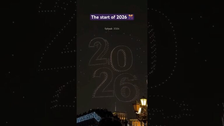 Welcoming the new year in Yerevan ✨❄️