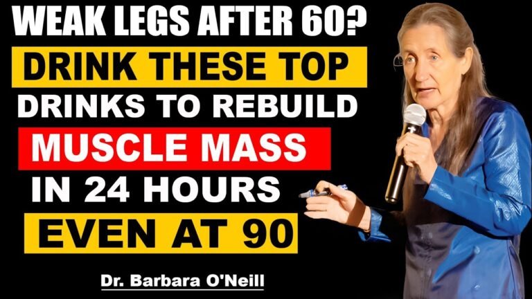 Legs Weakening? Drink These TOP 3 Drinks to Regain Strength Fast | Barbara O’Neill
