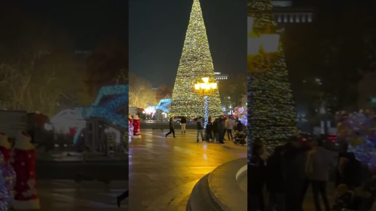 Новогодняя атмосфера Еревана 2026 🎆